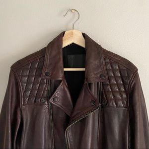 All Saints Conroy Leather Biker Jacket